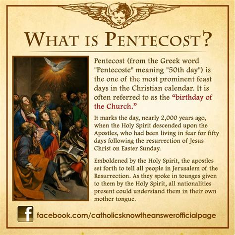 19 May 2013 Pentacost Sunday Catholic Religious Education Catholic