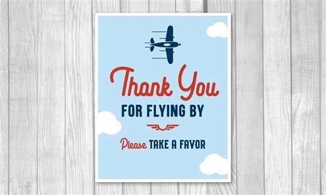 Thank You For Flying By 8x10 Professionally Printed And Etsy In 2020