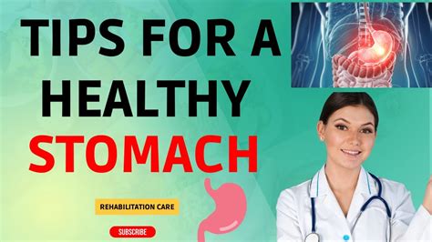 8 Tips For A Healthy Stomach Improve Digestion Naturally Youtube