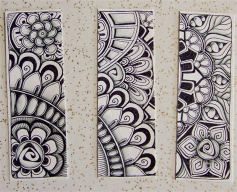 Download free books in pdf format. Tangled bookmarks separated | Mandala art lesson, Zentangle patterns, Zentangle drawings