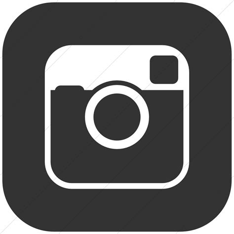 instagram icon black and white png 88034 free icons l