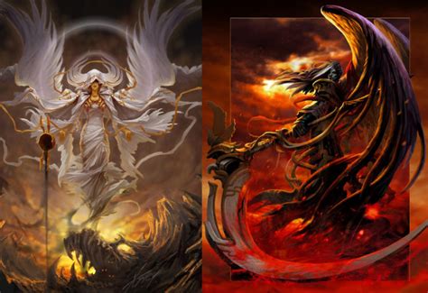Archangel Grim Reaper Death Angel Angels Dark Fantasy Good Evil Wallpapers Hd Desktop