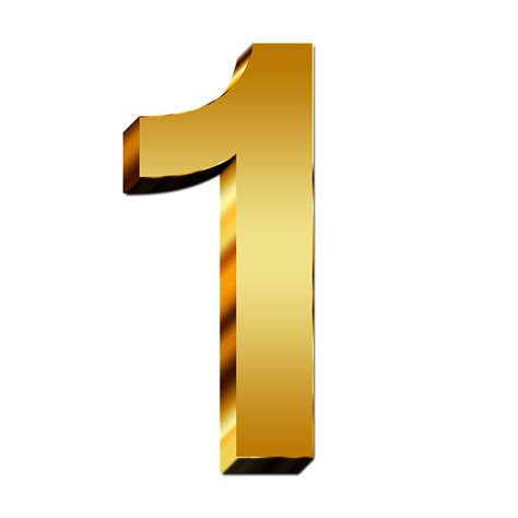 1 Number Png Png All