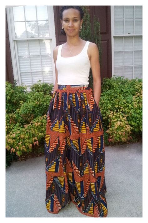 Leenzy African Print Ankara Maxi Skirt 2016 Styles 7