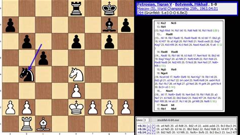 World Championship 1963 Game 5 Petrosian Tigran V Botvinnik Mikhail