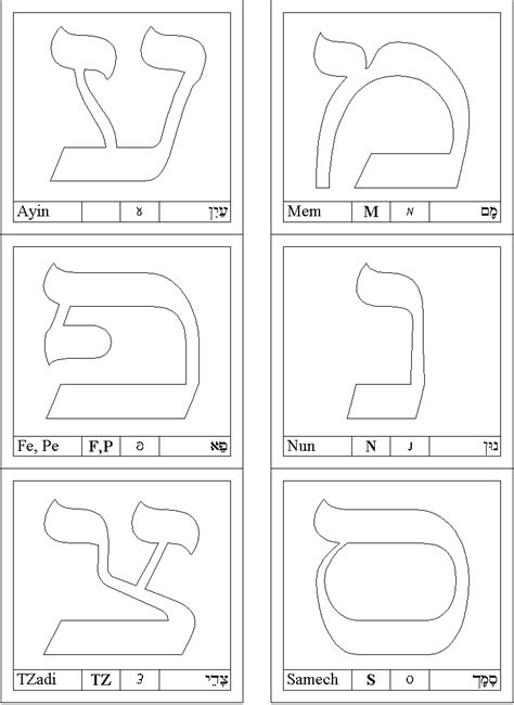 Hebrew Alphabet Game