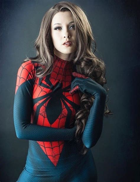 Pin On Spider Girl And Spider Woman Cosplays