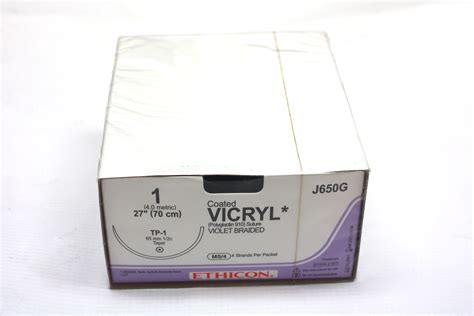 Ethicon Coated Vicryl Violet Braided Sutures Keebomed