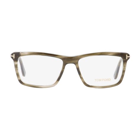 Men S Rectangular Eyeglasses Gray Melange Overstock Authentics Permanent Store Touch