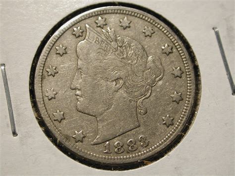 1883 Liberty V Nickel No Cents Full Liberty Nice For Sale Buy Now