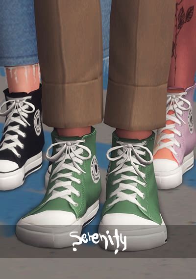 Converse Sneakers Serenity On Patreon Sims 4 Cc Shoes Sims 4