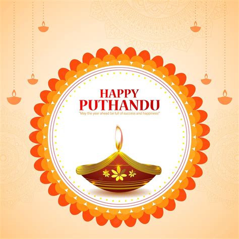 Premium Vector Vector Illustration Of Happy Puthandu Wishes Greeting