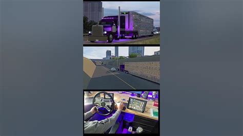 Purple Storm Jake Brake Peterbilt 389 4k American Truck Simulator