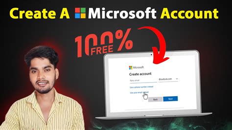 How To Create Microsoft Account 2024 Microsoft Account Kaise Banaye🔥