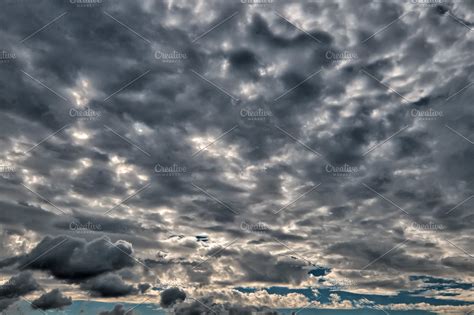 Dramatic Cloudy Sky Stock Photo Containing Sky And Cloudy High