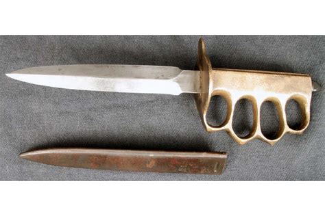 Au Lion Marked Us M 1918 Mk1 Trench Knife Very Fine