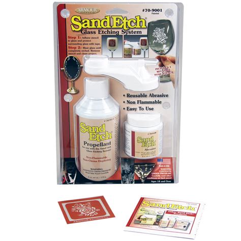 70 9000 Deluxe Sand Etch Kit Your Glass Etching