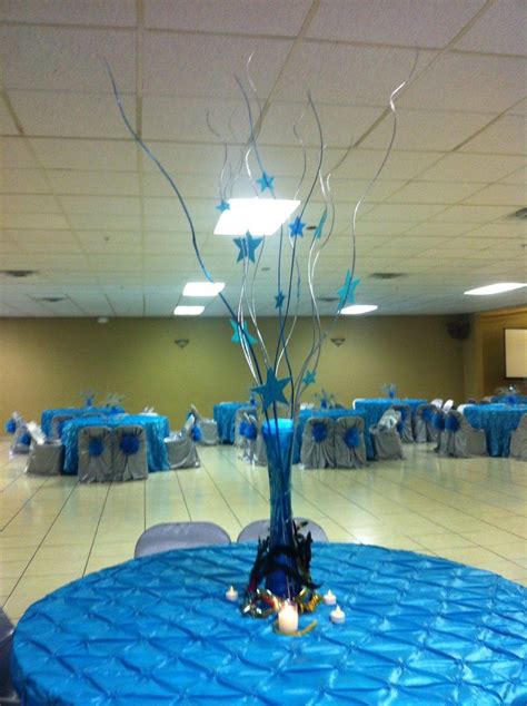 Find anything from balloons to centerpieces to candies to themed designs. ELEGANT QUINCEANERA THEMES | This themed center piece goes according to the theme of the party ...