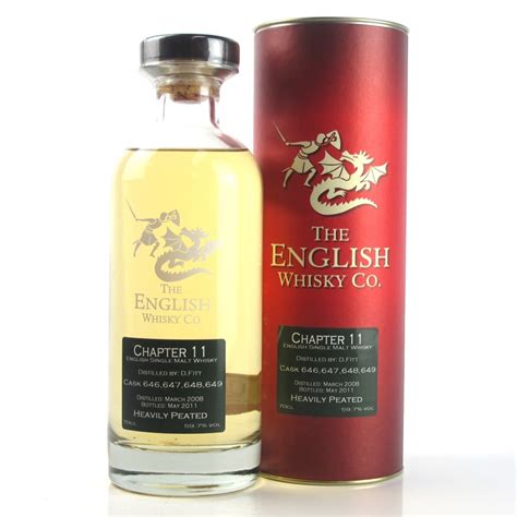English Whisky Co Chapter 11 Heavily Peated Whisky Auctioneer