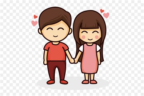 Drawing Couple Cartoon Couple Png Download 596596 Free