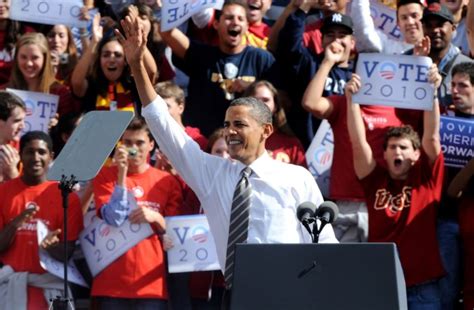 Obama Speaks In Support Of Dems At Usc Slideshow