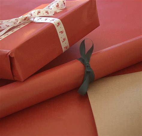 Uk Red Wrapping Paper