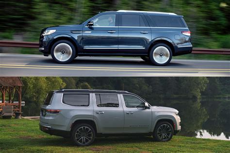 Luxury Suv Comparison Lincoln Navigator Vs Jeep Grand Wagoneer Carbuzz