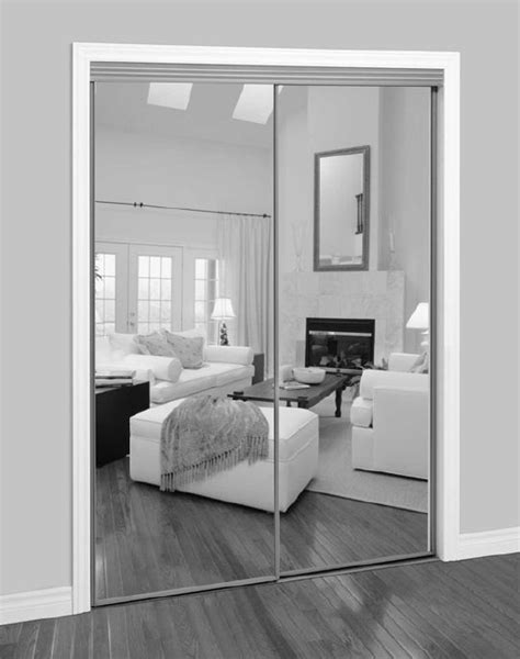 Adding style to your bedroom. Sliding mirror door for closet and walk-in wardrobe - 2002 ...