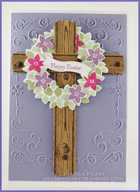 Stampingwithamore Stampinup Easter Cross Card