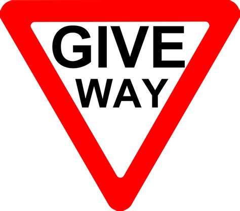 Roadsign Give Way Clipart Free Download Transparent Png Creazilla