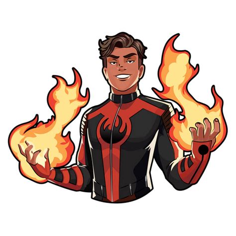 Marvel Rising: Secret Warriors Dante Pertuz Sticker - Sticker Mania