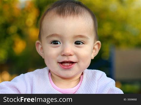 Cute Baby Girl Smiling Free Stock Images And Photos 3309692