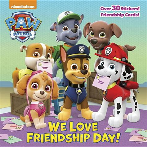Paw Patrol We Love Friendship Day Paperback