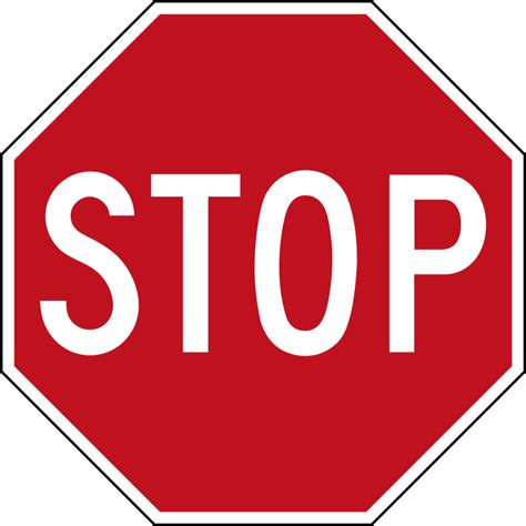 Printable Stop Sign Template Pdf