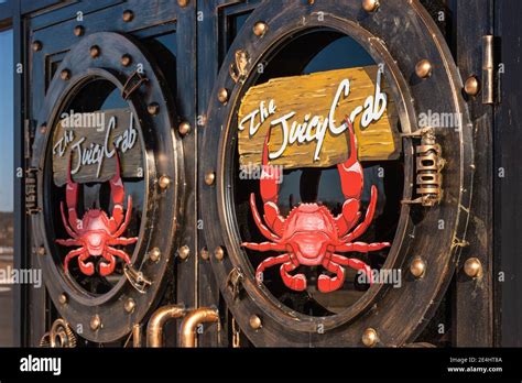 Entrance To The Juicy Crab A Cajun Style Seafood Restaurant In