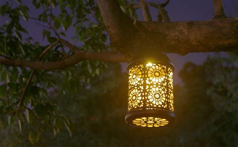 Denicmic Solar Lantern Outdoor Solar Lights Outdoor Hanging