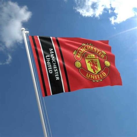 Manchester United Fc Mufc Flag Ebay
