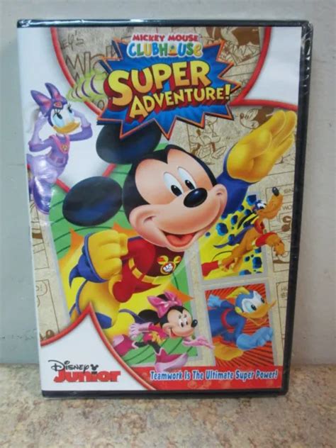 Mickey Mouse Clubhouse Super Adventure Dvd 2013 Neuf Scellé Eur