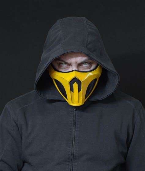 Scorpion Mask Harumi S Protector Mk11 Mortal Kombat For Etsy