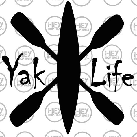 Kayak Kayaker Kayaker T Kayak Decal Yak Life Decal Car Decal Kayak Svg Kayak Sticker