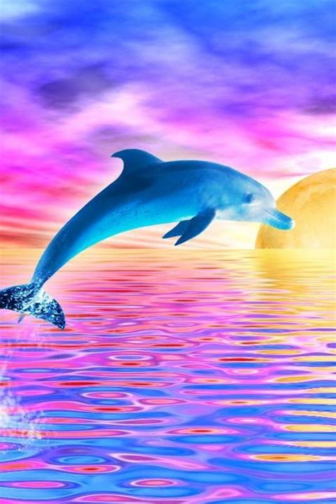 49 Free 3d Dolphin Wallpaper