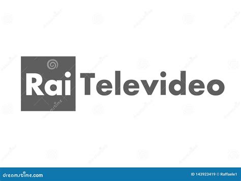 Rai Televideo Logo Editorial Stock Image Illustration Of Italiana