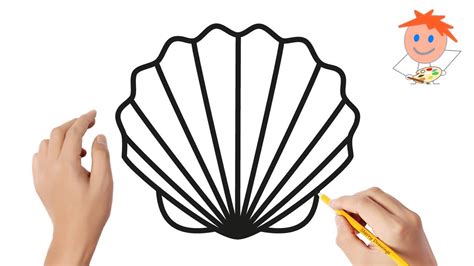 How To Draw A Shell Easy Drawings