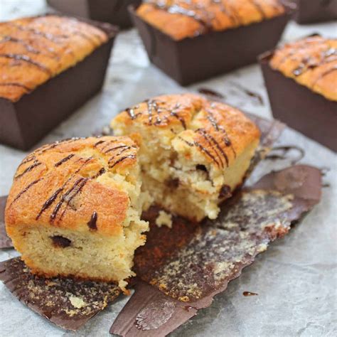 Gluten Free Mini Banana And Choc Chip Loaf Cakes Recipe Edit The