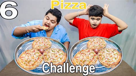 6 Pizza Eating Challenge Pizza Eating Challenge Pizza Challenge