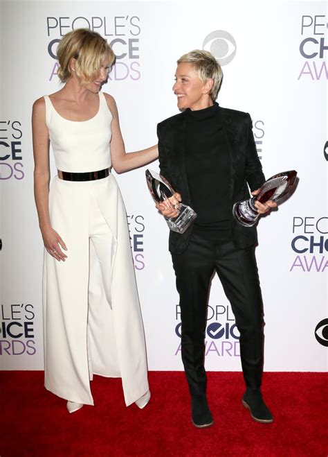 Ellen Degeneres Portia De Rossi People S Choice Awards Popsugar