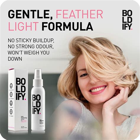 Boldify Hair Thickening Spray Get Thicker Hair In 60 Seconds