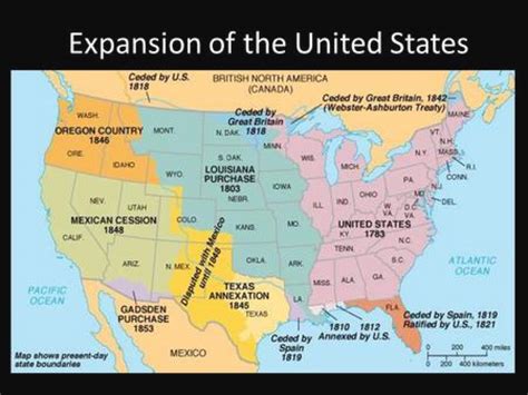 Expansion Of The United States Map Map