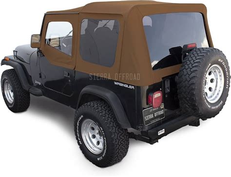 ランラーの Sierra Offroad Soft Top For The 2003 2006 Jeep Wrangler