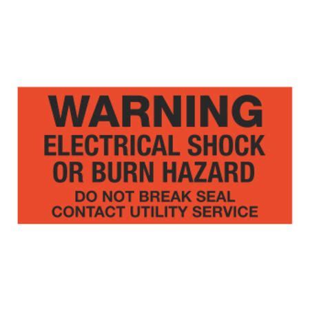 Warning Electrical Shock Or Burn Hazard Custom X Carlton Industries